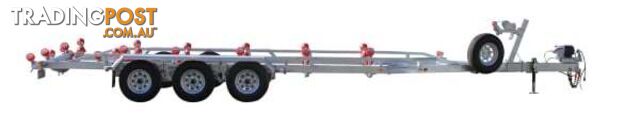 8M Tri-Axle Boat Trailer With Rollers - photo 3 of 3