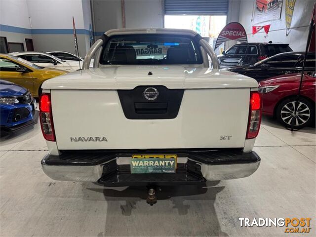 2012 NISSAN NAVARA ST D40S6MY12 UTILITY