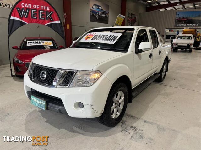 2012 NISSAN NAVARA ST D40S6MY12 UTILITY