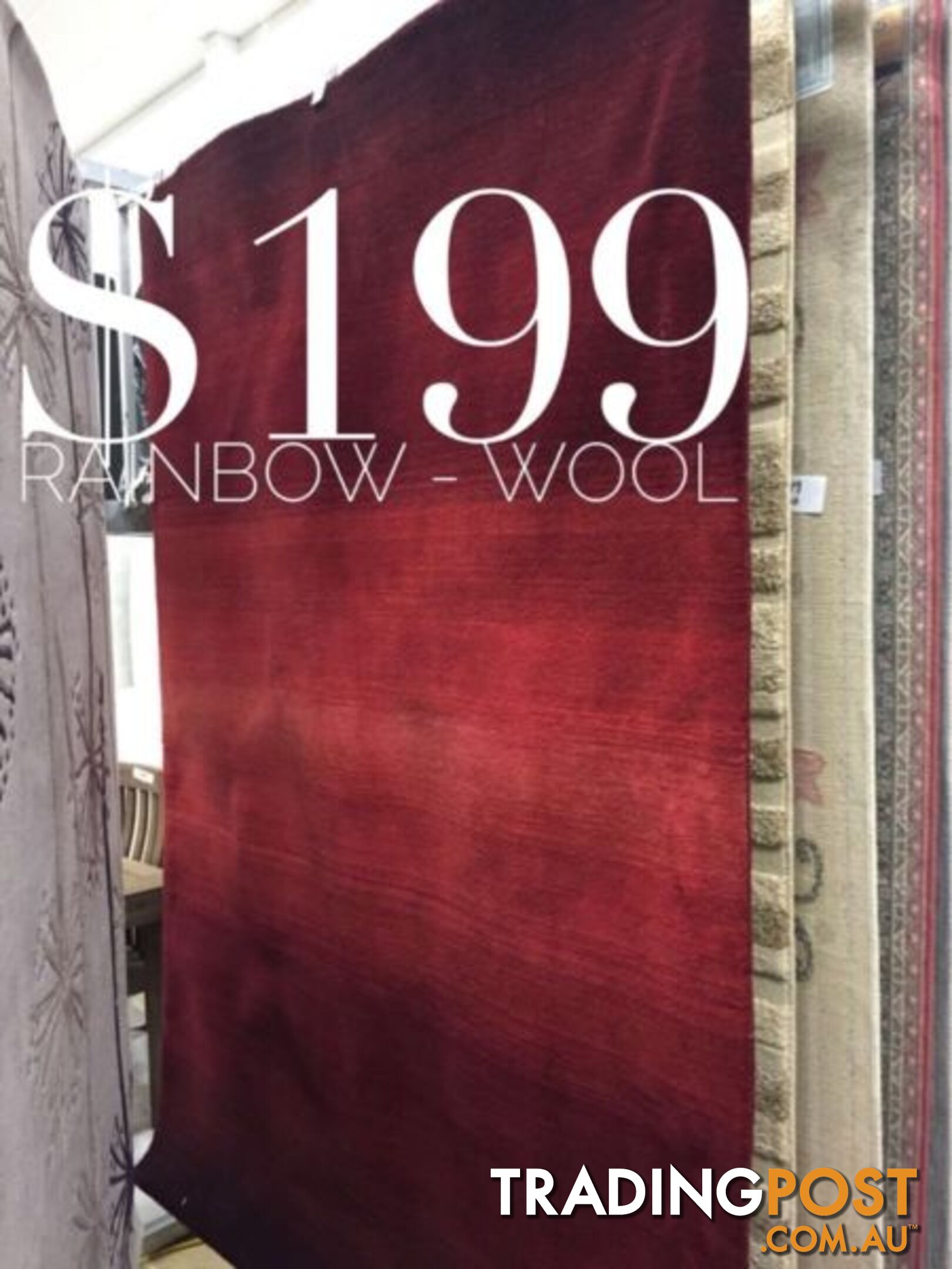 RUGS CLEARANCE!! WOOL, TUFTED WOOL, ACRYLIC...