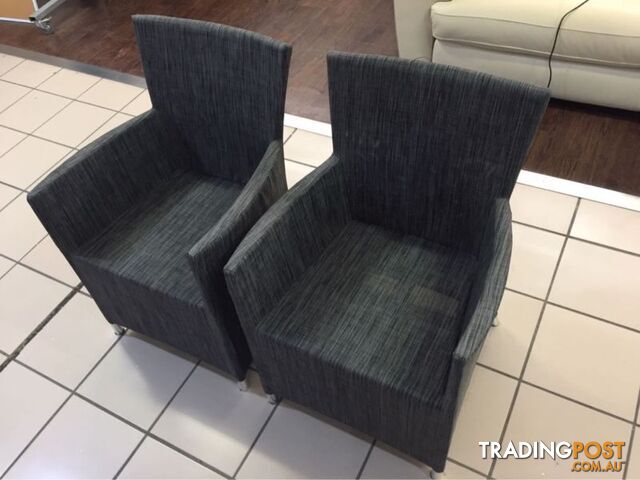 BONDI DINING CHAIRS CHARCOAL