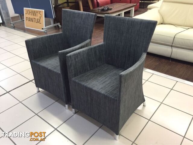 BONDI DINING CHAIRS CHARCOAL