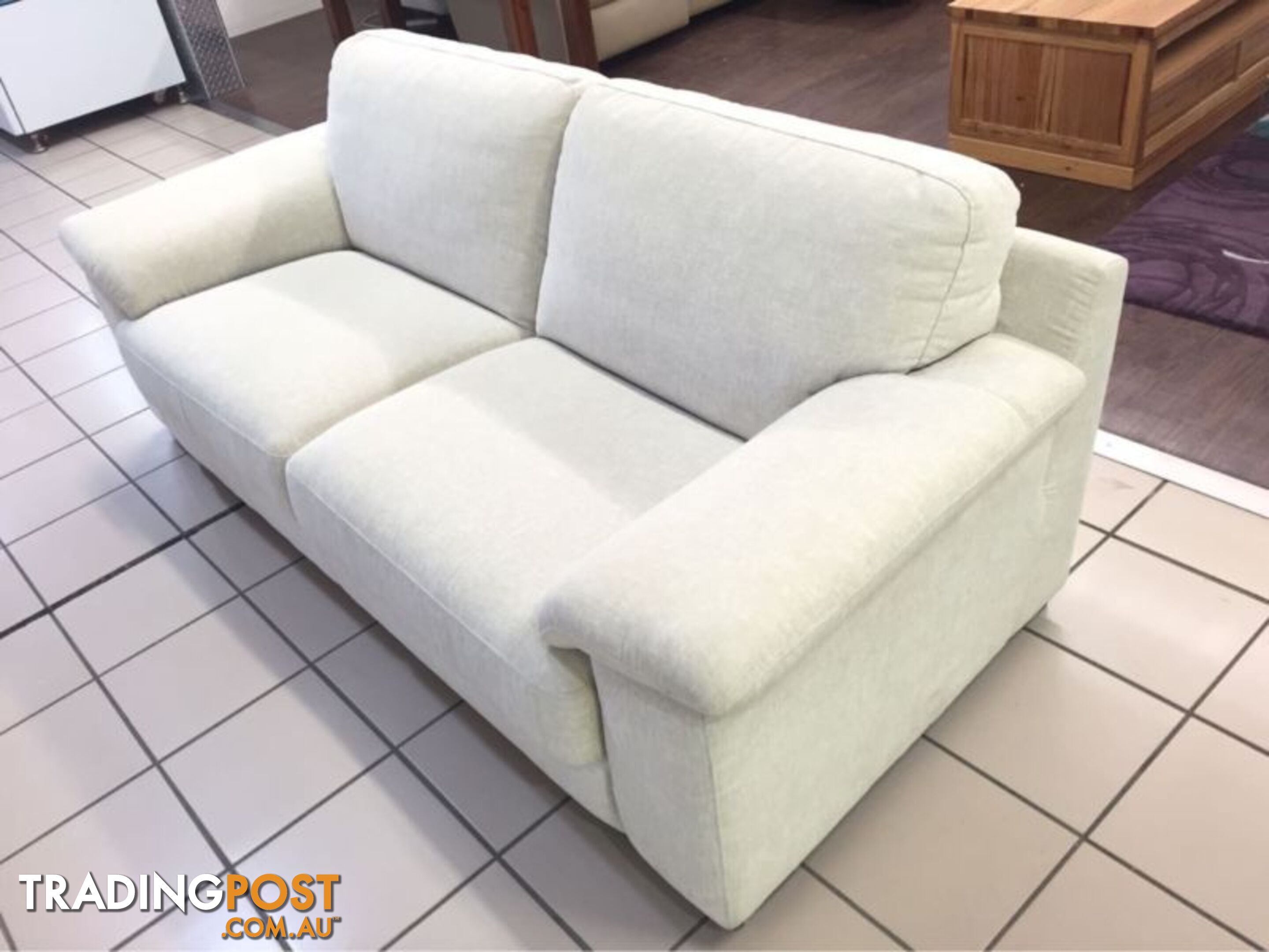 3 SEATER LOUNGE (BEIGE) FABRIC