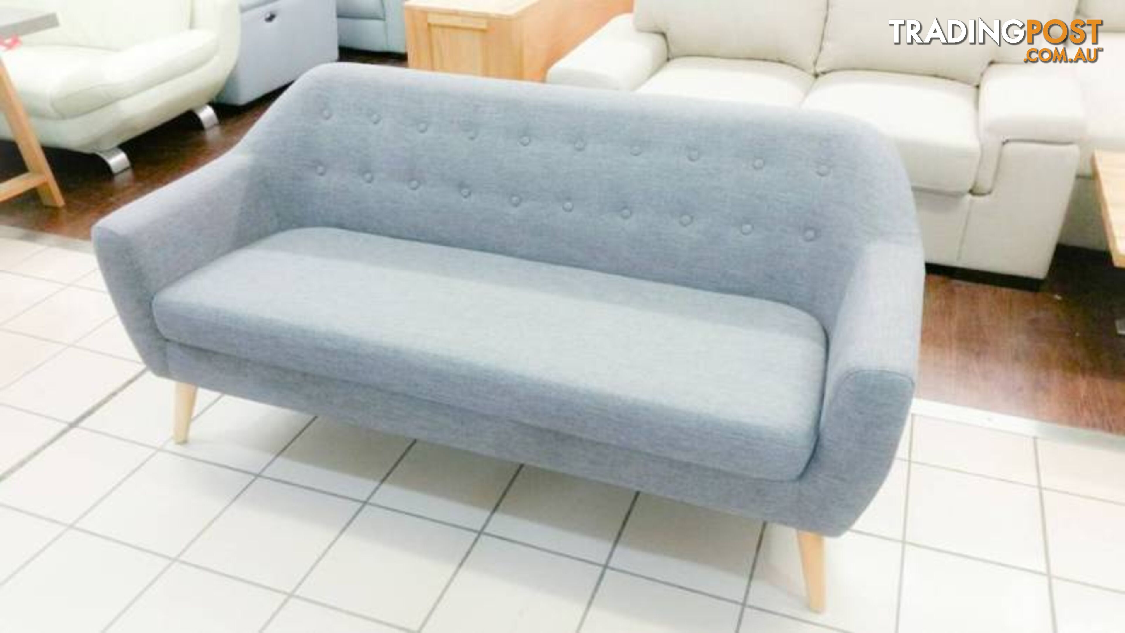 RETRO 3 SEATER FABRIC LOUNGE