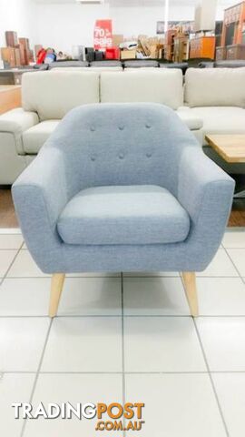 RETRO 3 SEATER FABRIC LOUNGE