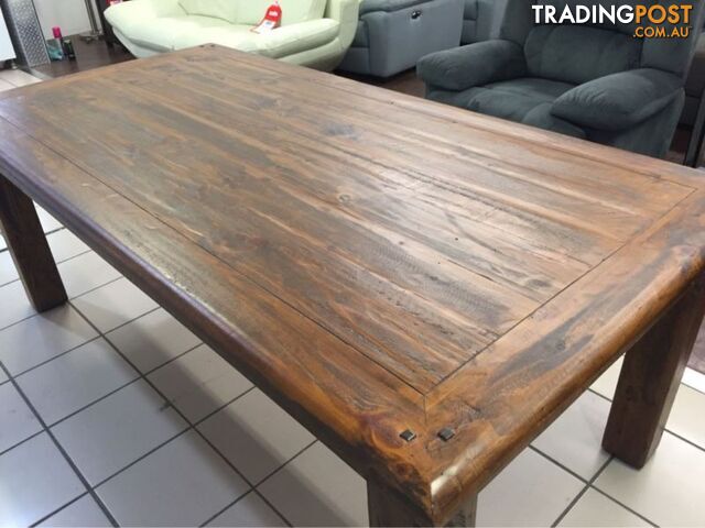 BRAND NEW - FARMHOUSE DINING TABLE - SOLID TIMBER