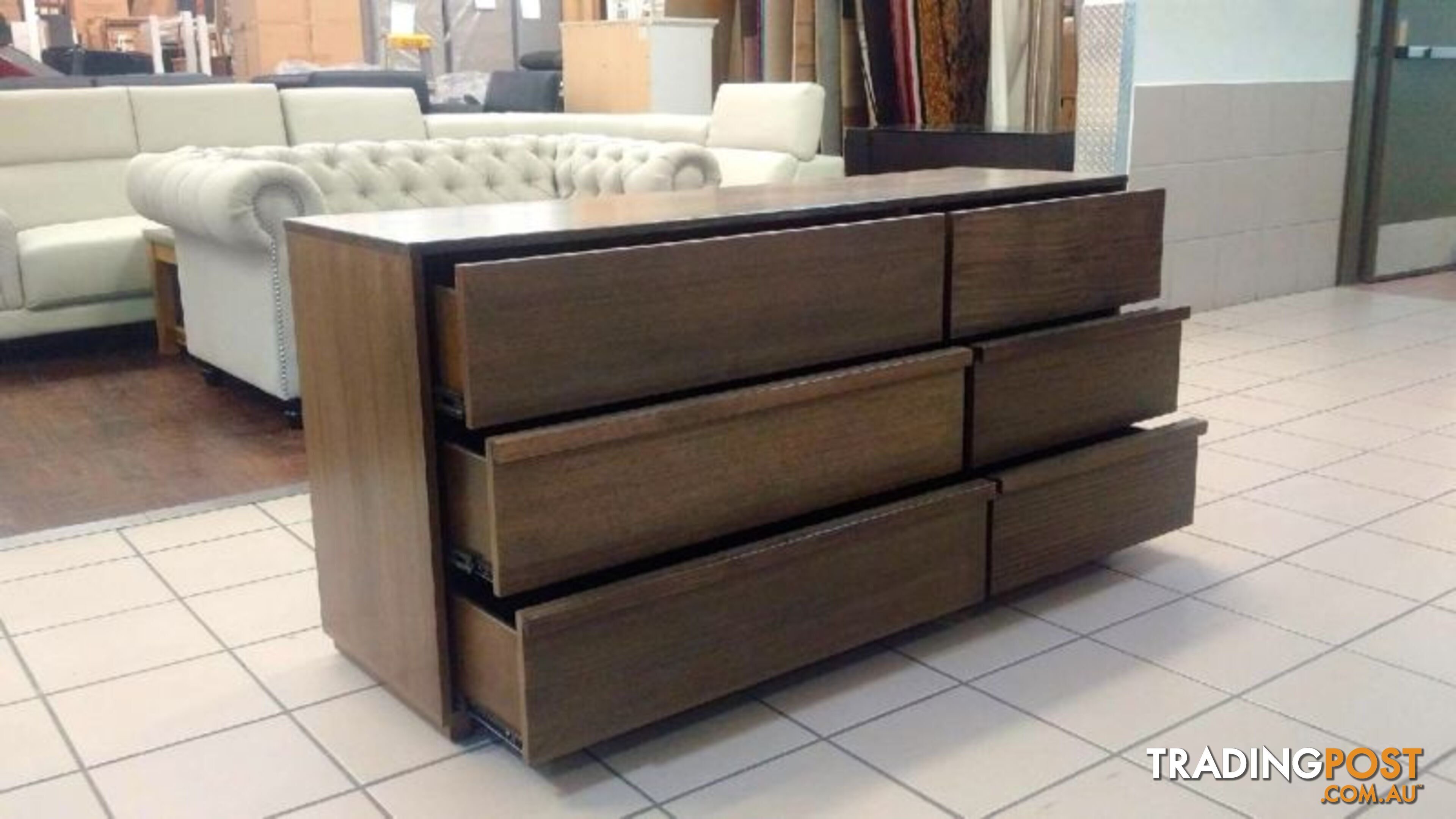 ROY 6 DRAWER DRESSER