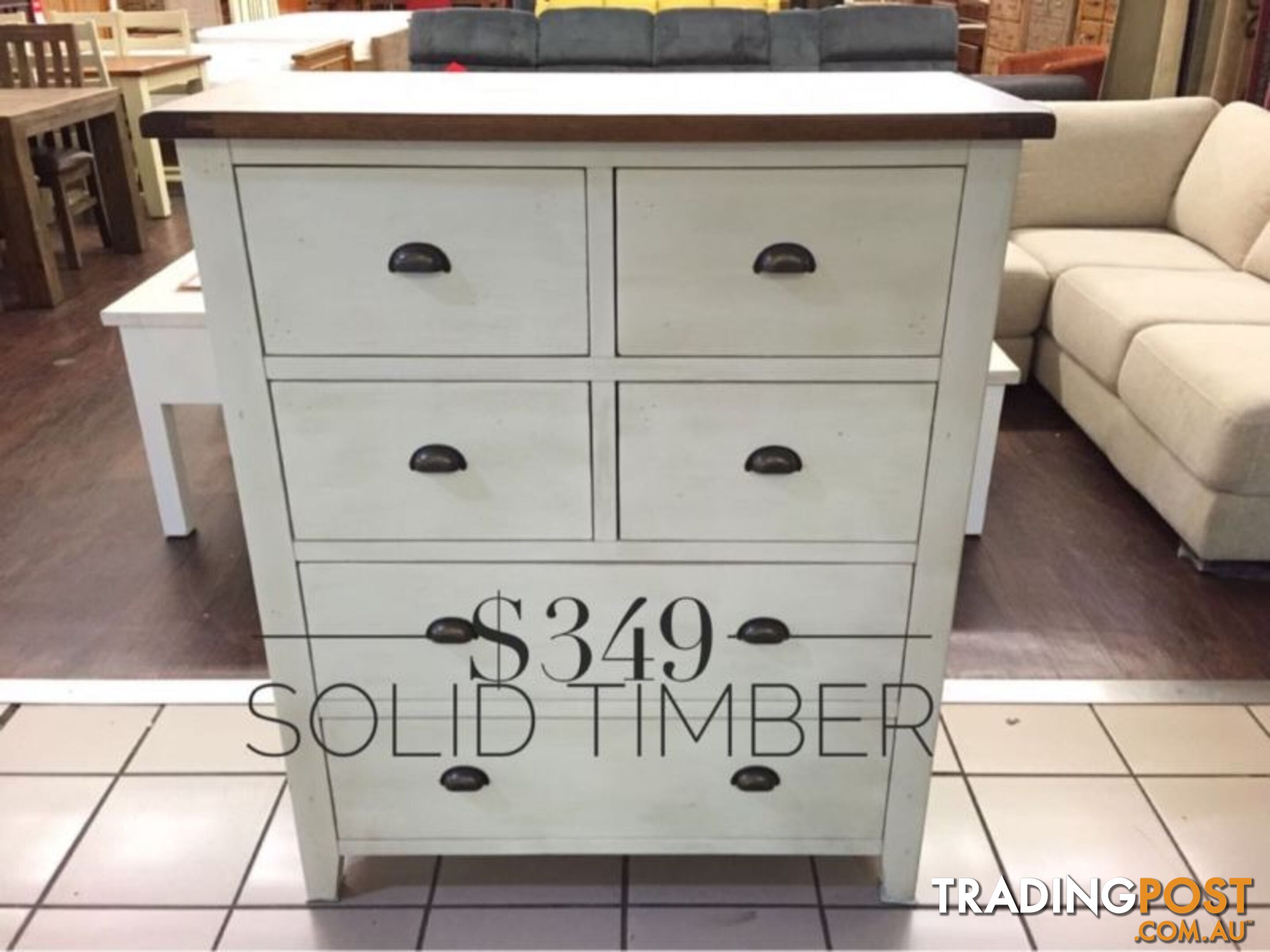 DRESSERS & TALLBOYS CLEARANCE! BRAND NEW & FACTORY SECONDS