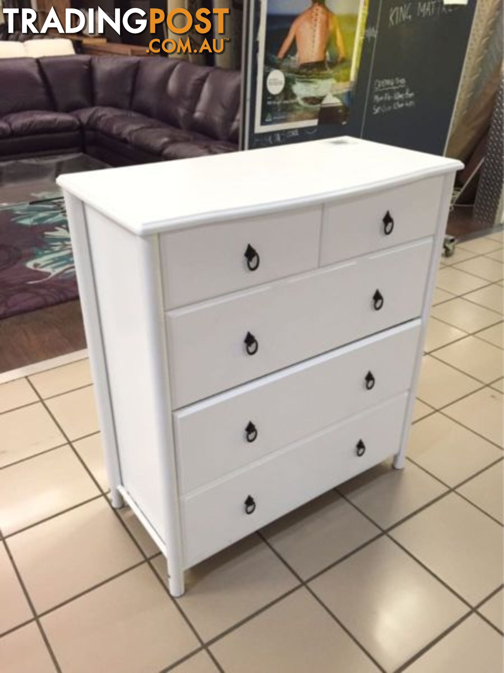 KATIE 5 DRAWER TALL CHEST