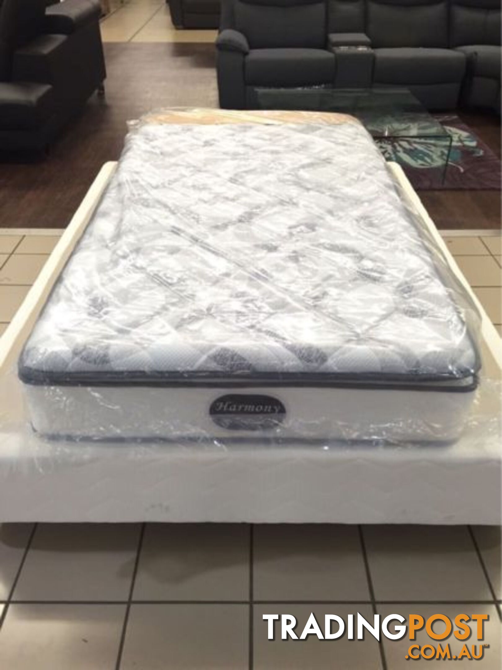 KING SINGLE MATTRESS (HARMONY) W/PILLOW TOP