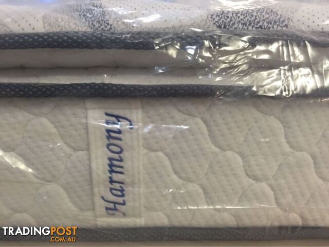 KING SINGLE MATTRESS (HARMONY) W/PILLOW TOP