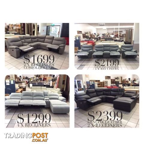 LOUNGE CLEARANCE! BRAND NEW, FACTORY SECONDS, EX DISPLAY...