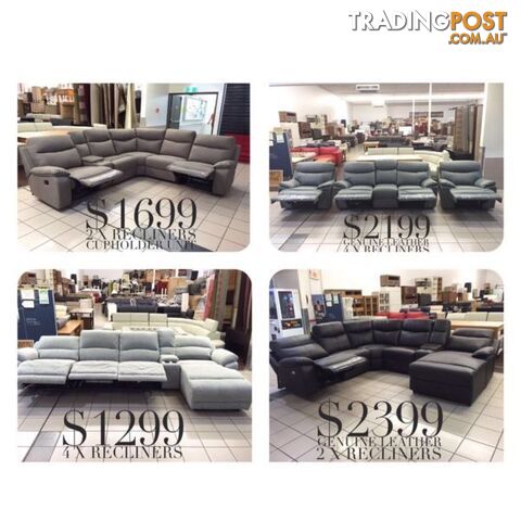 LOUNGE CLEARANCE! BRAND NEW, FACTORY SECONDS, EX DISPLAY...