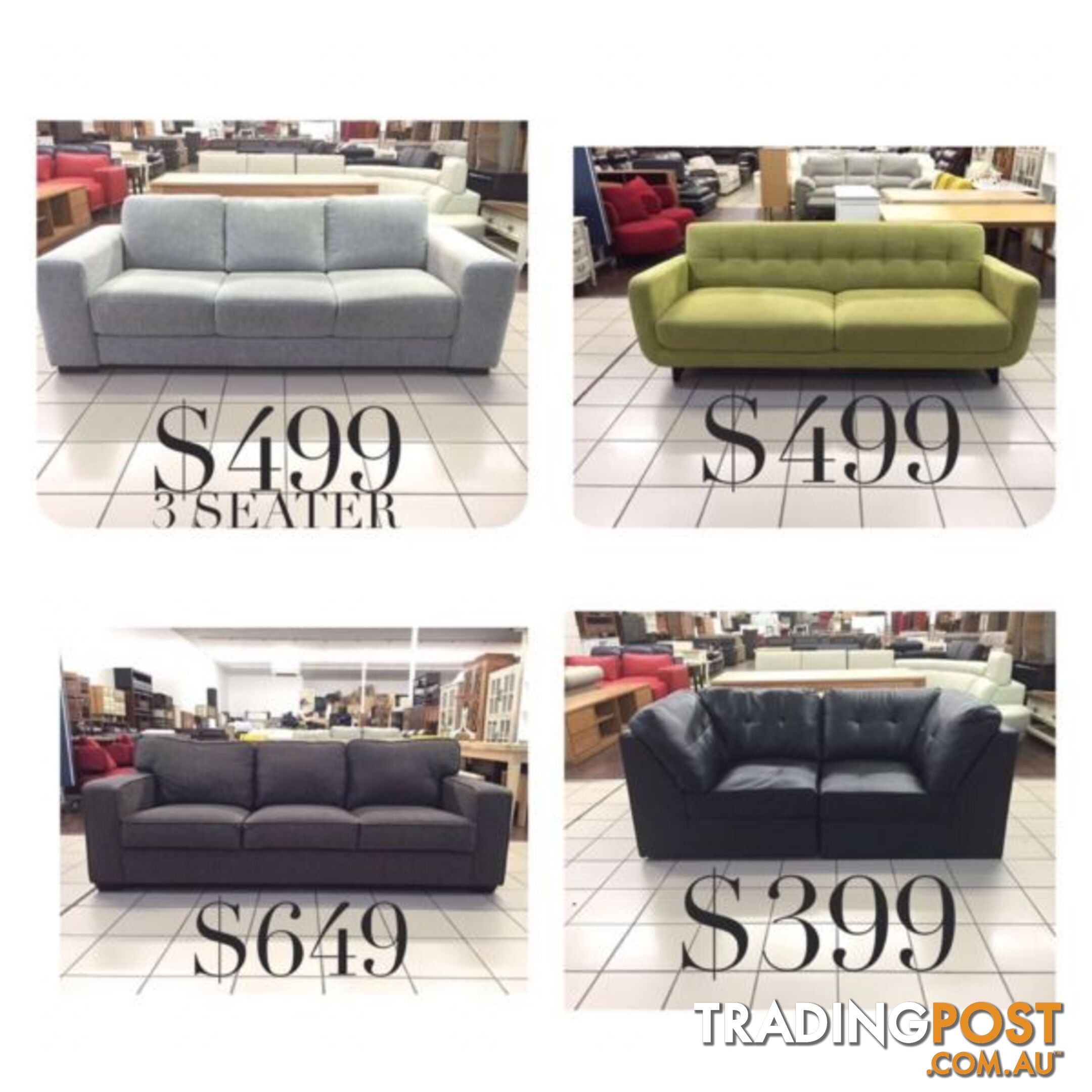 LOUNGE CLEARANCE! BRAND NEW, FACTORY SECONDS, EX DISPLAY...