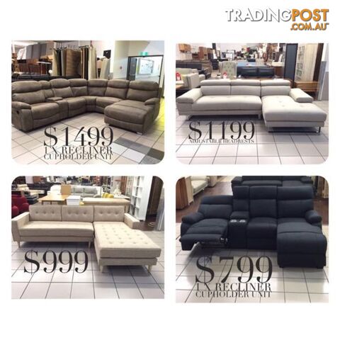 LOUNGE CLEARANCE! BRAND NEW, FACTORY SECONDS, EX DISPLAY...