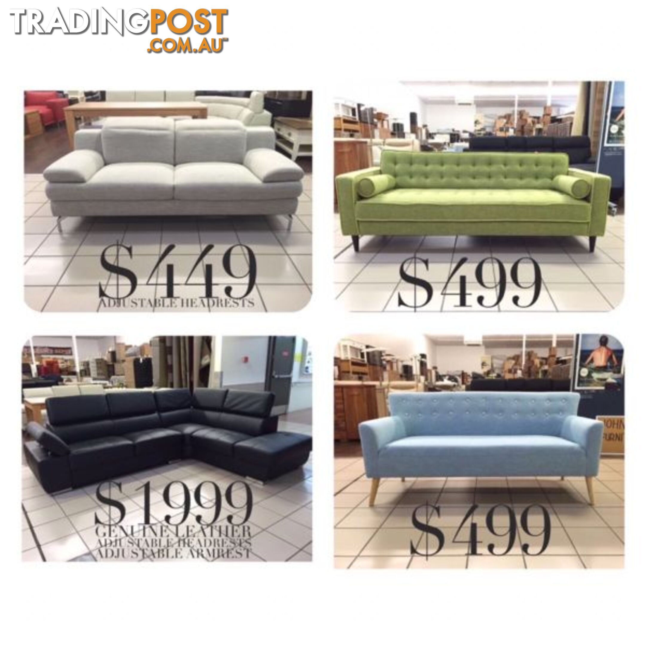 LOUNGE CLEARANCE! BRAND NEW, FACTORY SECONDS, EX DISPLAY...