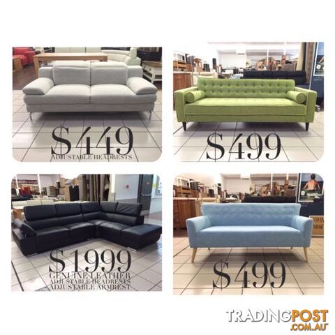 LOUNGE CLEARANCE! BRAND NEW, FACTORY SECONDS, EX DISPLAY...