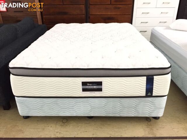 SLEEPMAKER MIRACOIL TOTALITY GEL QUEEN MATTRESS