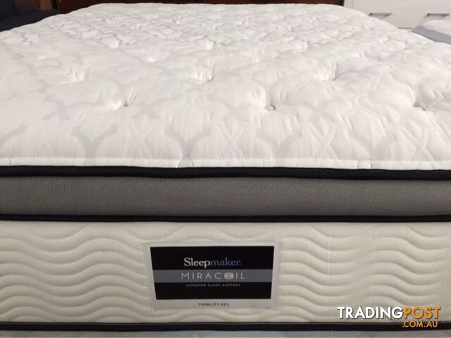 SLEEPMAKER MIRACOIL TOTALITY GEL QUEEN MATTRESS