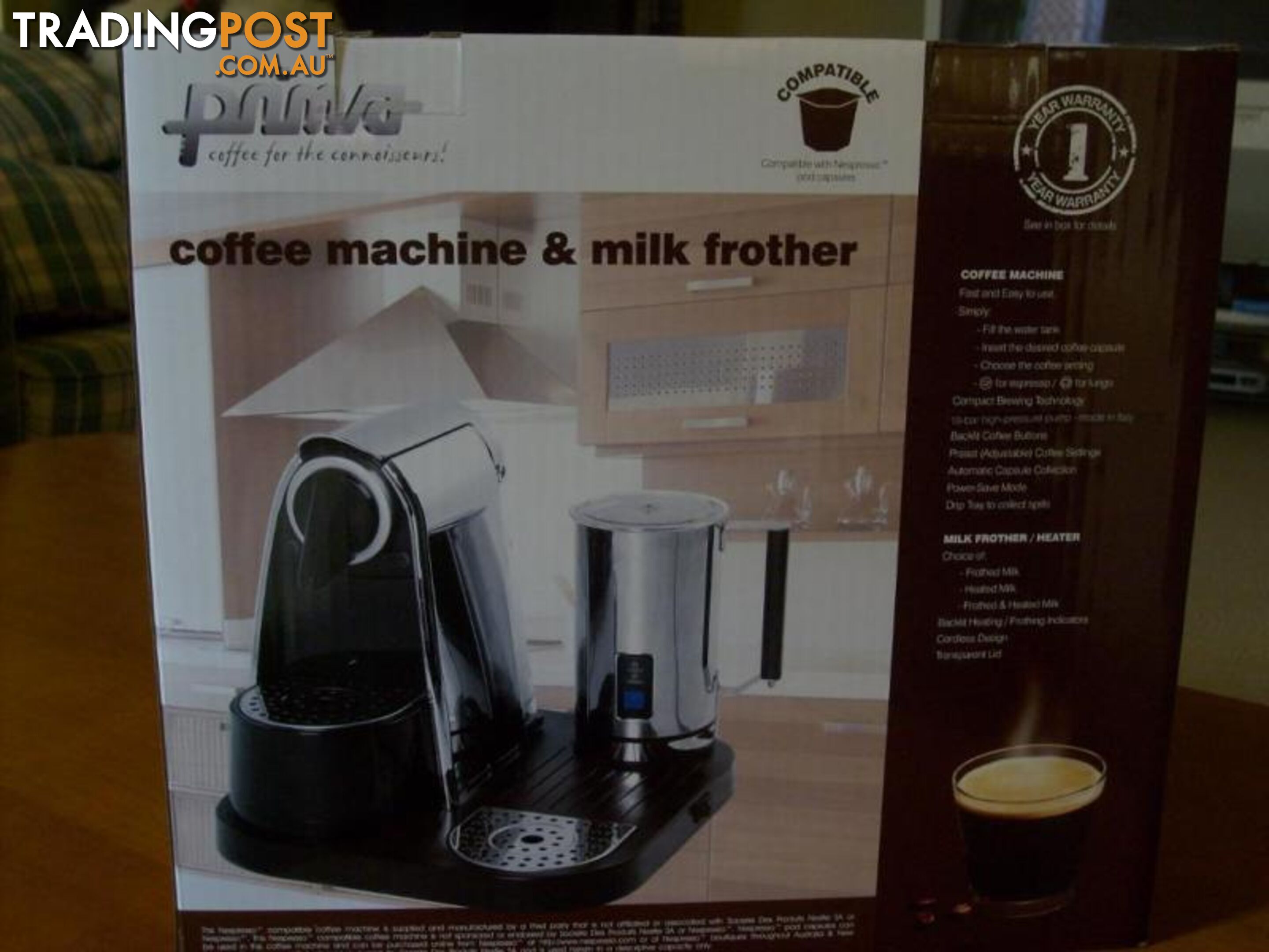 brand new coffee machine