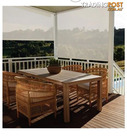 Coolaroo Exterior Blind - 150cm W x 240cm Drop