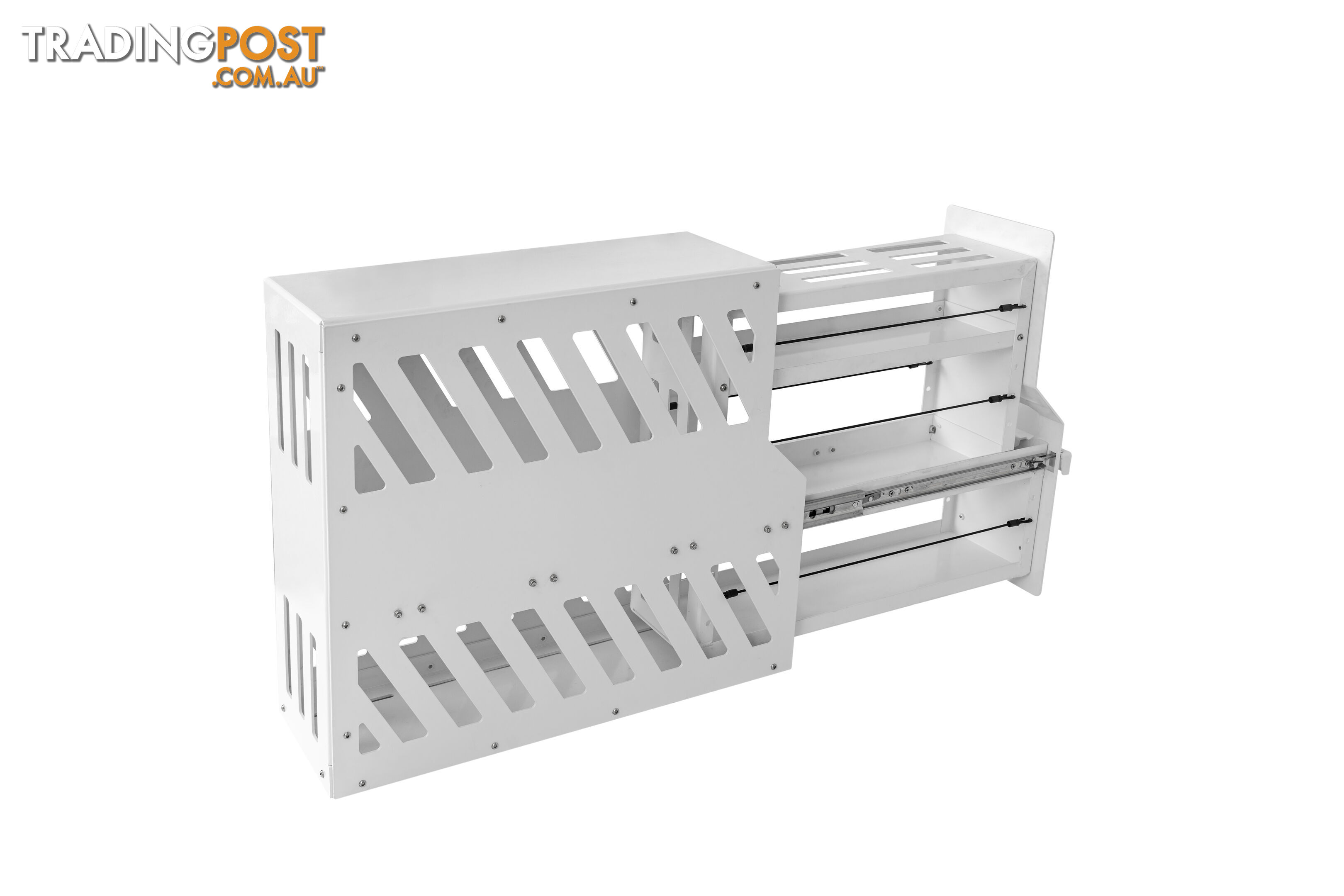 ALUMINIUM PANTRY SLIDE WHITE