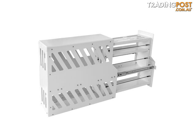 ALUMINIUM PANTRY SLIDE WHITE