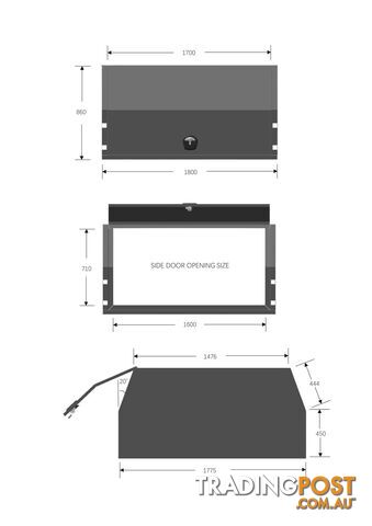 X1-1800 C/P 2 DOORS