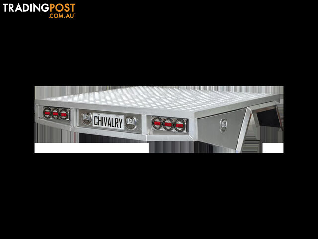 S3 1650MM UNISTRUT FLOOR SERVICE BODY (1800MML BASE) FLAT ALLOY WITH 2 DOOR WHITE - photo 5 of 6