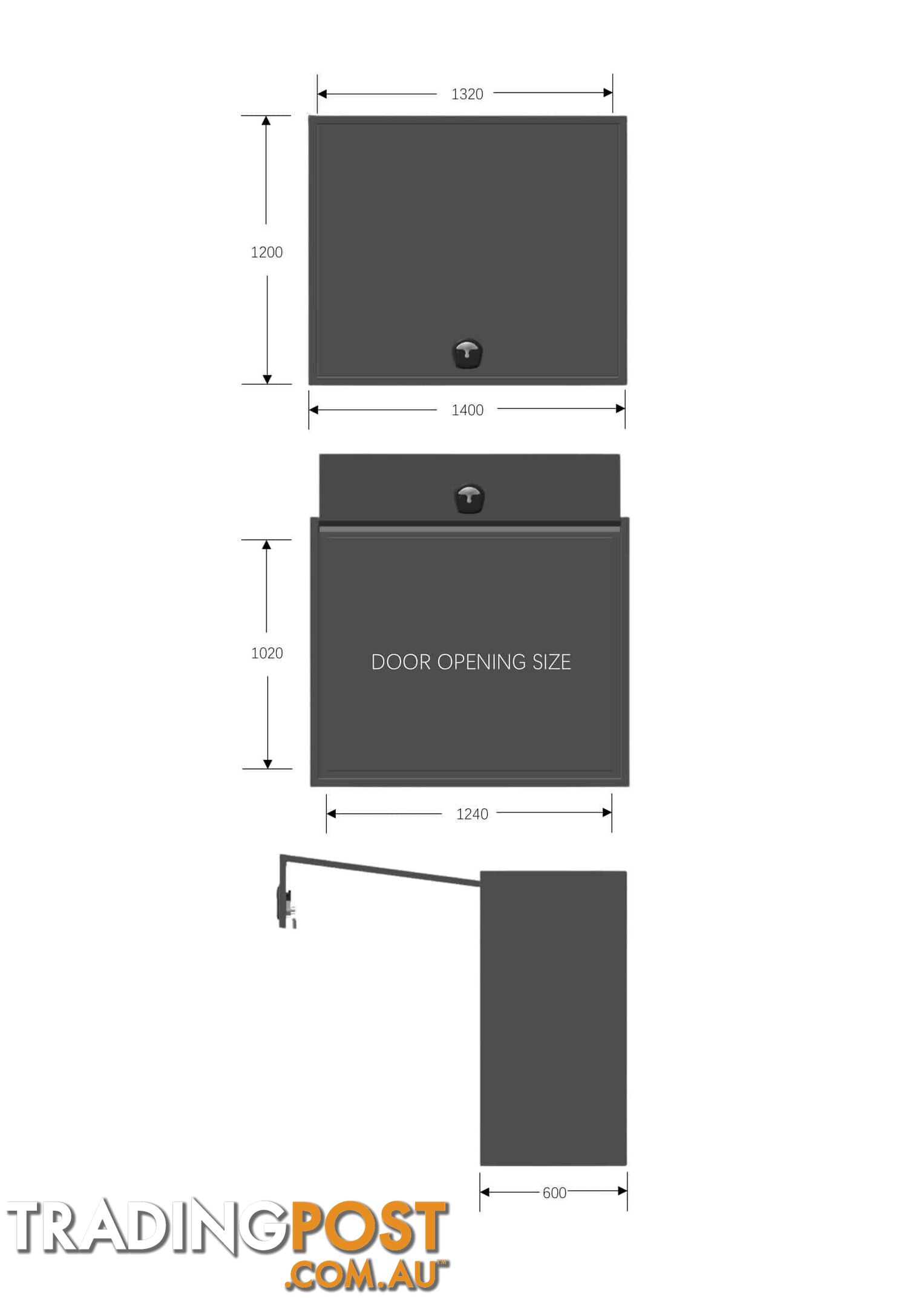 1400 F/P TRUCK TOOLBOX MARINE-GRADE ALLOY