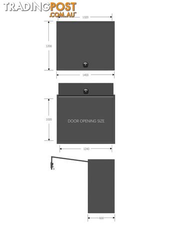 1400 F/P TRUCK TOOLBOX MARINE-GRADE ALLOY