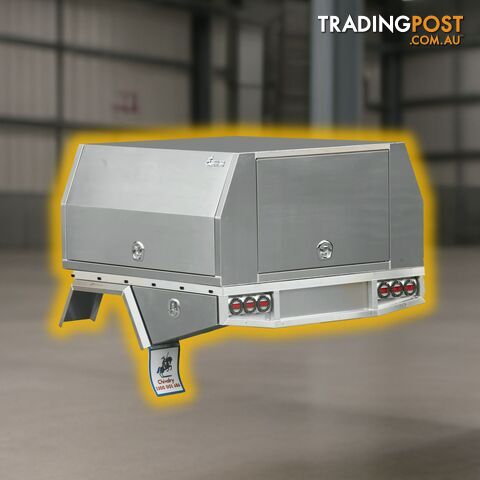 T3/X1 1650MM CANOPY AND TRAY COMBO DEAL RAW ALLOY