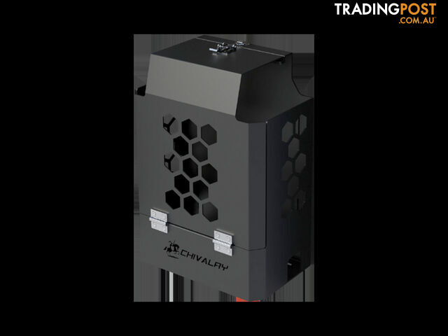 LOCKABLE JERRY CAN HOLDER BLACK â FLAT ALLOY 20L