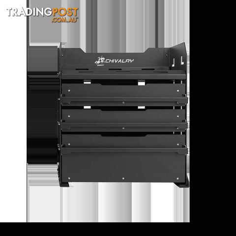 3 DRAWERS SET BLACK