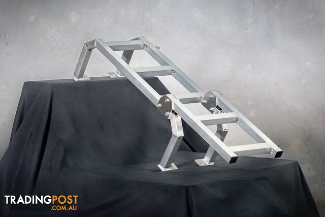 ALUMINIUM CANOPY REAR CLIMBING FOLDING LADDER