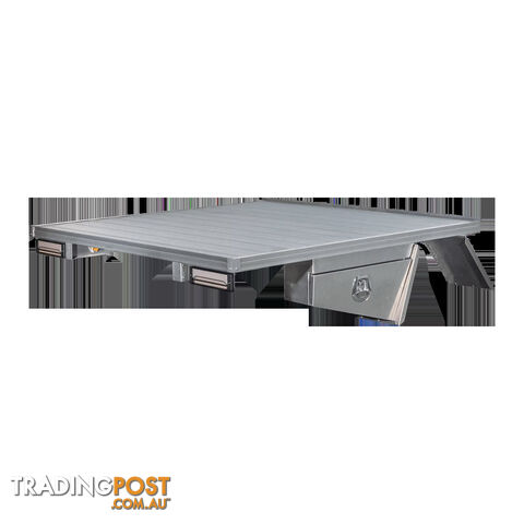 2100MM FULL OPENING TOOLBOX H86 FLAT PLATE WITH 4 DRAWERS â BLACK - photo 3 of 4