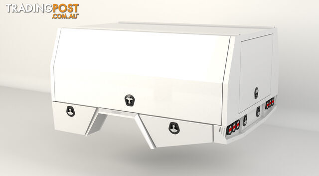 S3 2100MM EXTRA UNISTRUT FLOOR SERVICE BODY FLAT ALLOY WITH 3 DOOR WHITE - photo 2 of 2