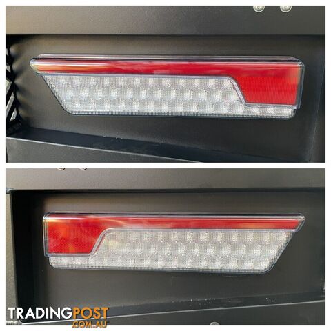 PAIR LED TAIL LIGHTS 3 LED COMBINATION STOP TAIL INDICATOR REVERSE TRUCK UTE