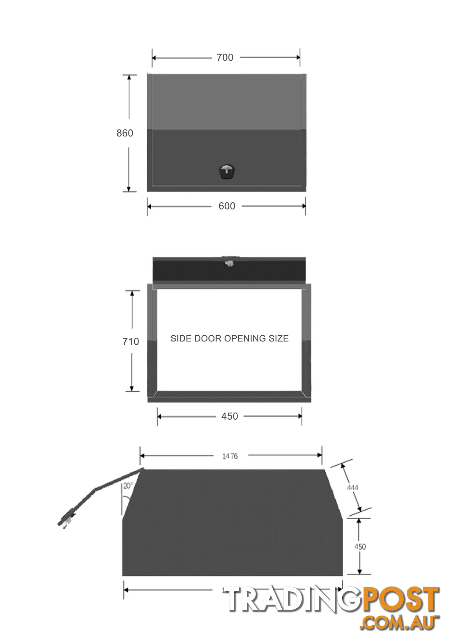 X1-600 C/P DOG BOX