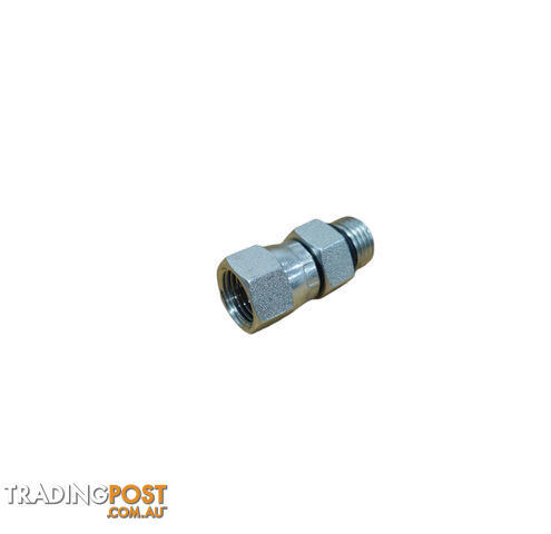 Straight 9/16″ UNO to Swivel 9/16″ JIC (82-UNM-JCFX-0606)
