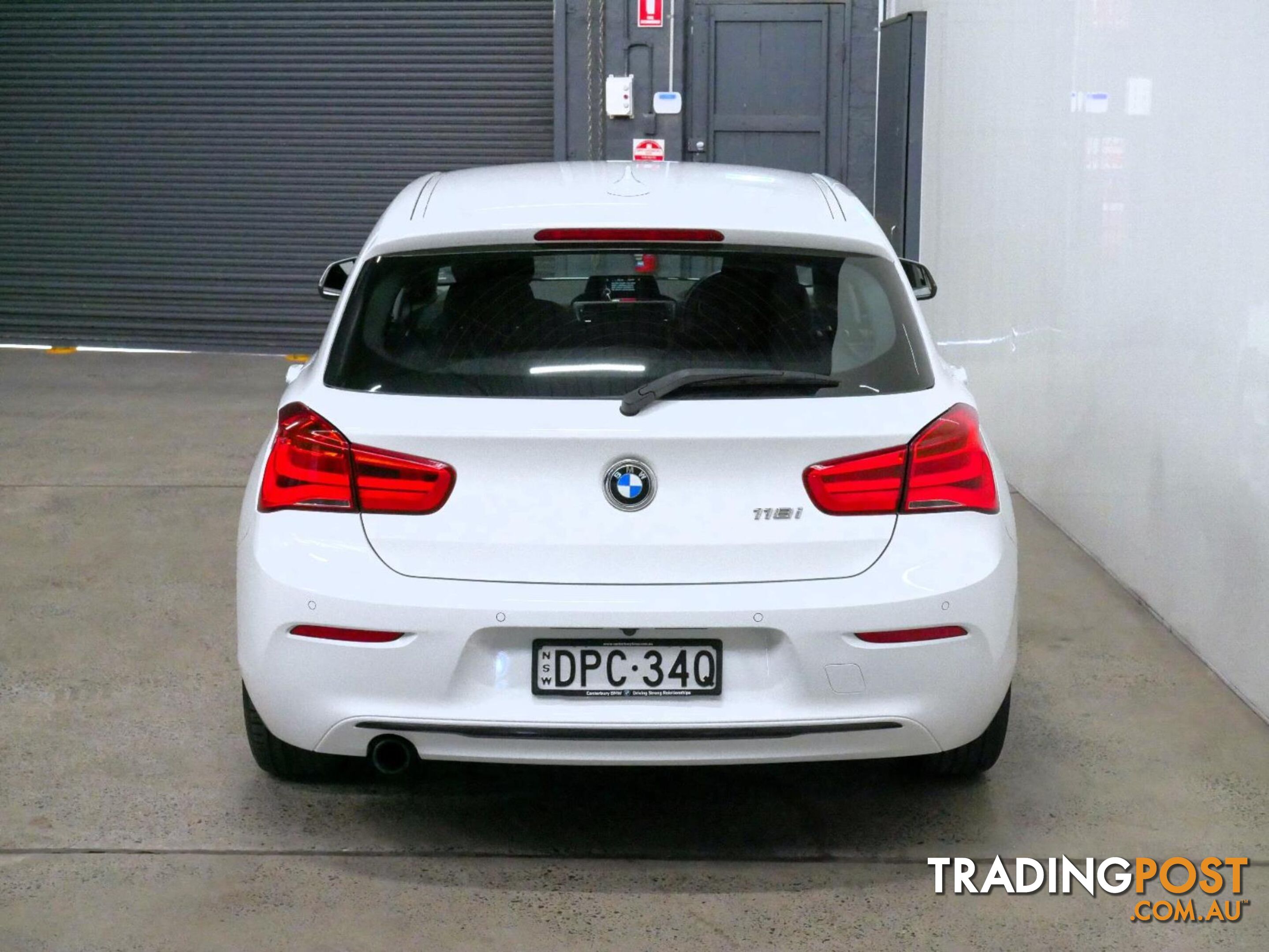 2017 BMW 1 18ISPORTLINE F20LCIMY17 5D HATCHBACK