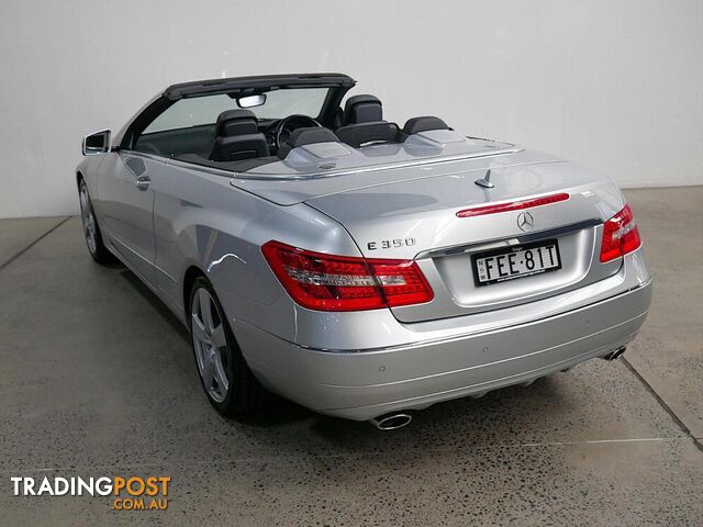 2010 MERCEDES-BENZ E350 AVANTGARDE 207 2D CABRIOLET