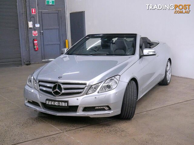 2010 MERCEDES-BENZ E350 AVANTGARDE 207 2D CABRIOLET