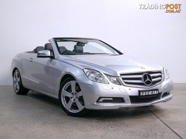 2010 MERCEDES-BENZ E350 AVANTGARDE 207 2D CABRIOLET