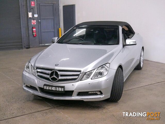 2010 MERCEDES-BENZ E350 AVANTGARDE 207 2D CABRIOLET