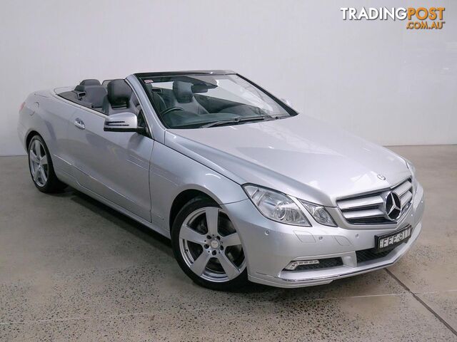 2010 MERCEDES-BENZ E350 AVANTGARDE 207 2D CABRIOLET