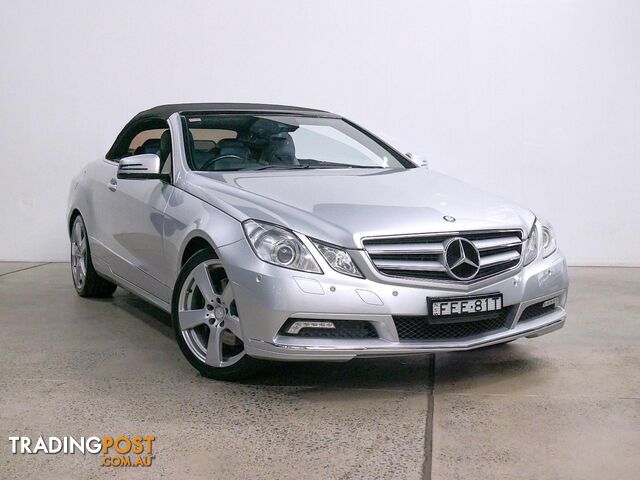 2010 MERCEDES-BENZ E350 AVANTGARDE 207 2D CABRIOLET