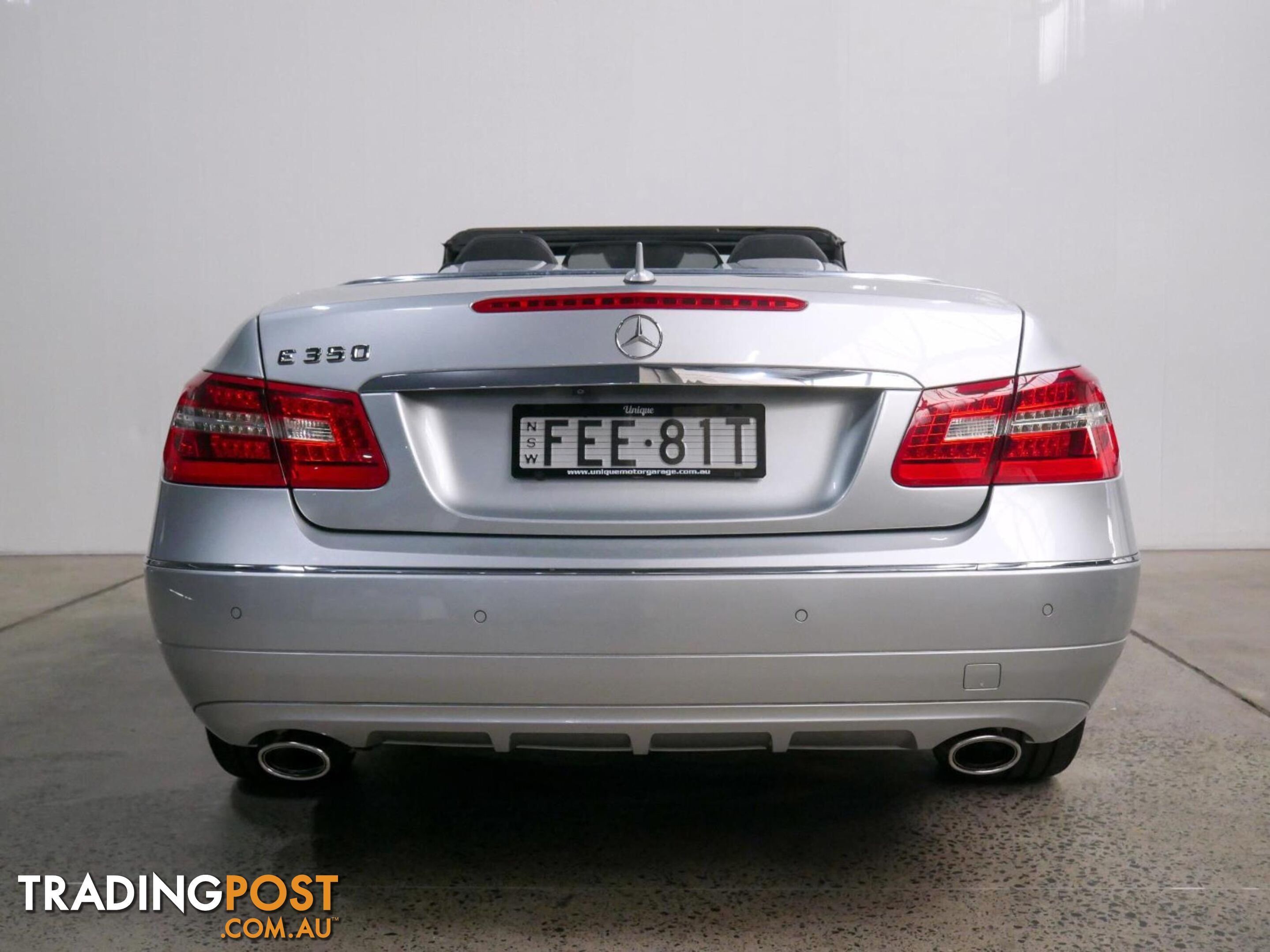 2010 MERCEDES-BENZ E350 AVANTGARDE 207 2D CABRIOLET