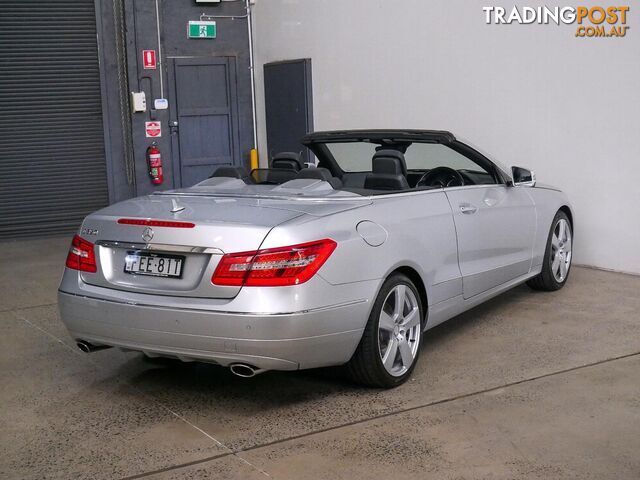 2010 MERCEDES-BENZ E350 AVANTGARDE 207 2D CABRIOLET