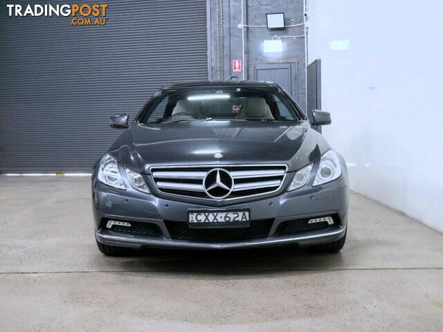 2010 MERCEDES-BENZ E250 CGIELEGANCE 207 2D COUPE